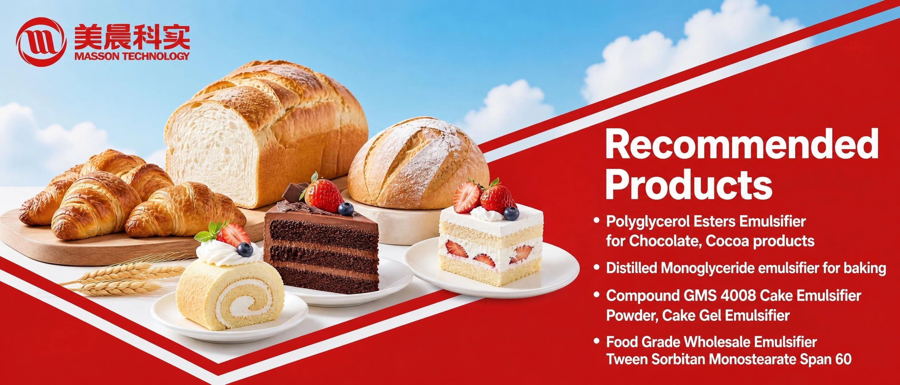 Qualidade Emulsivos do produto comestível fábrica