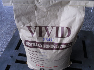 DMG GMS Monoglicerídeos destilados Glicerilo monostearato E471 Emulsionante 95% Aditivo alimentar
